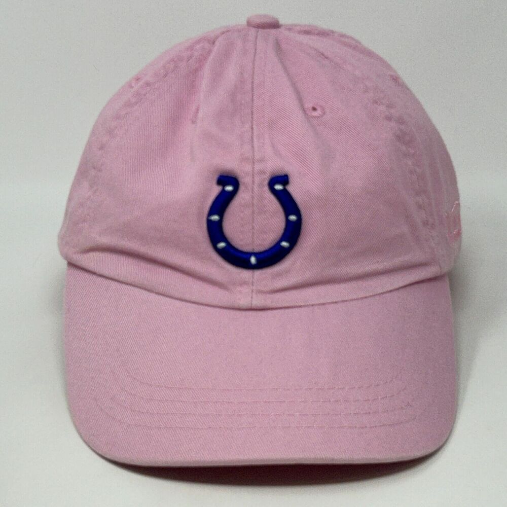 Indianapolis Colts Womens Dad Hat Baseball Cap Pink Strapback Reebok Football